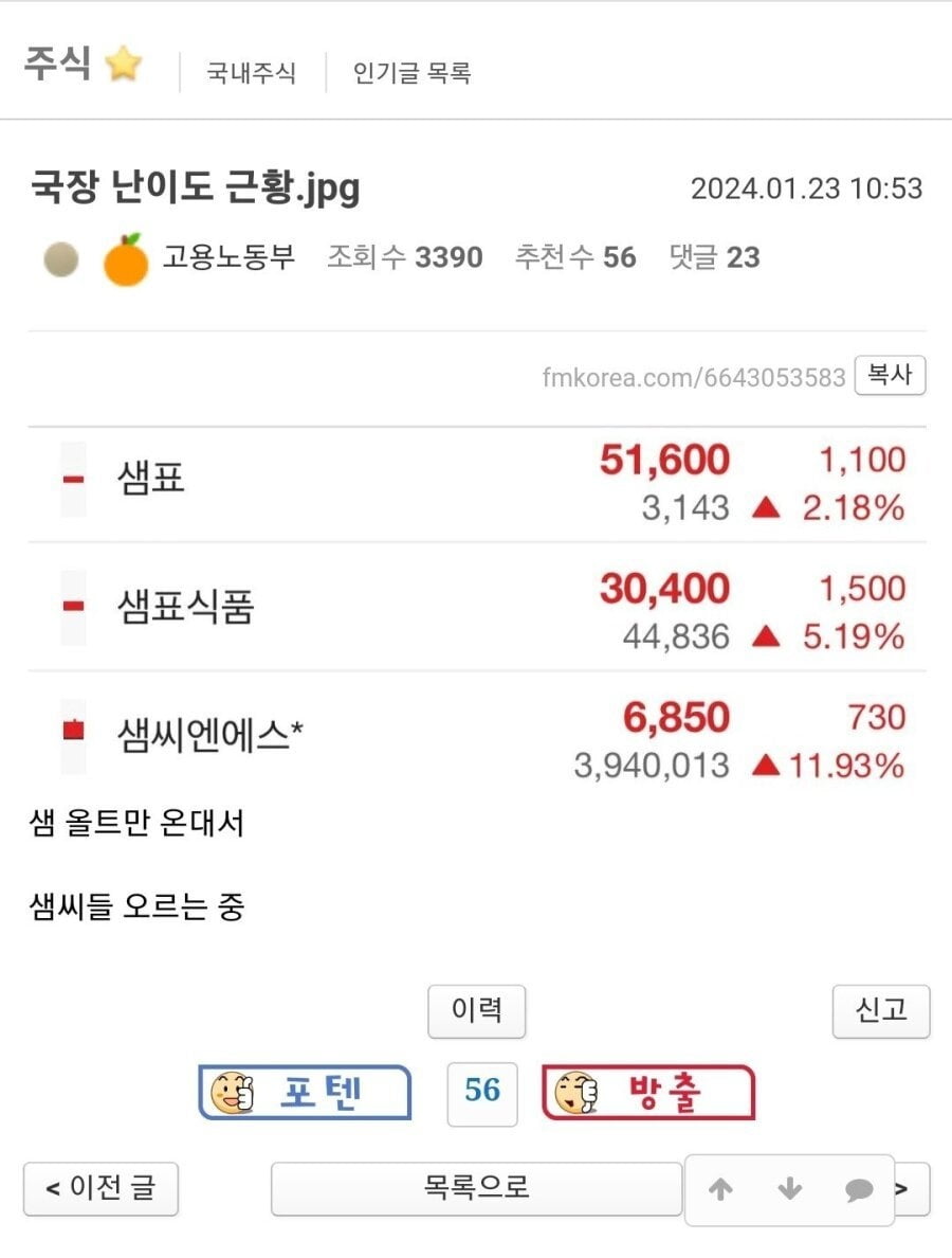 일반] 국장은 천재들만 하는 장이라니까