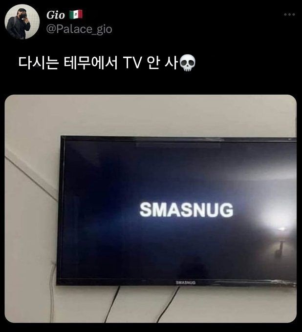 테무에서 산 삼성TV