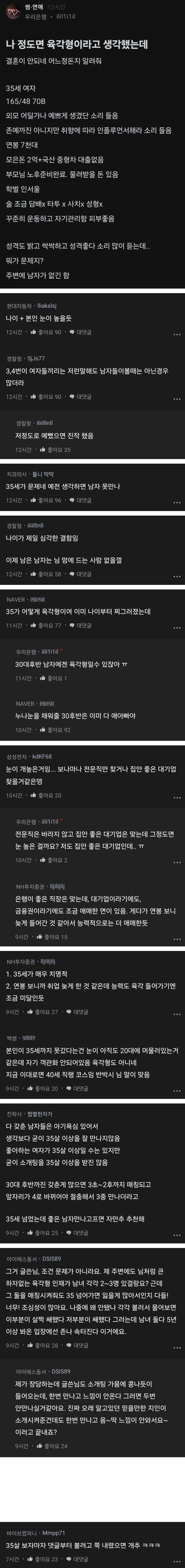 나 정도면 육각형이라고 생각했는데