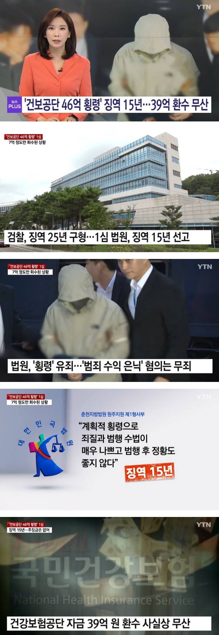 건강보험공단 46억 횡령 직원 근황